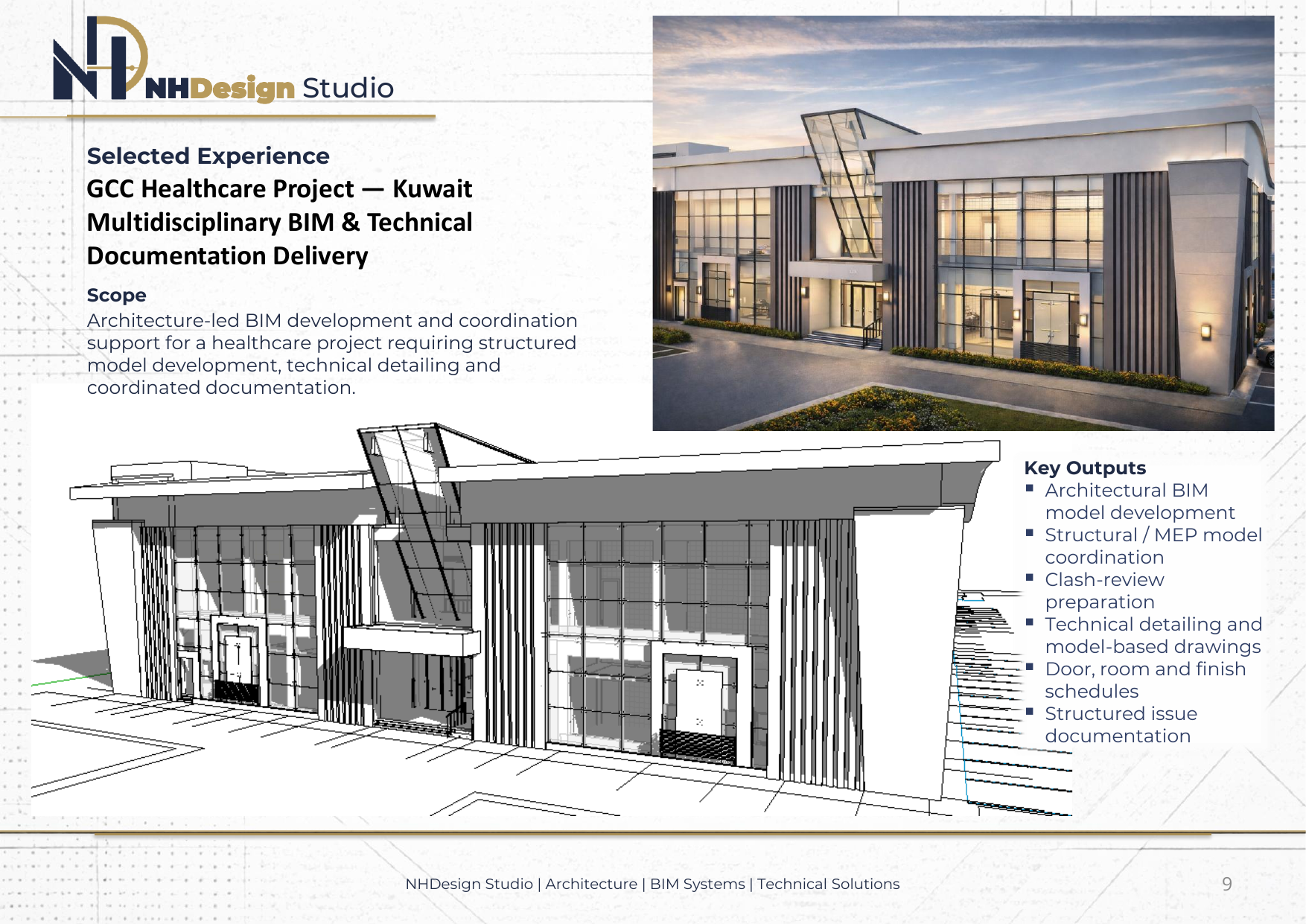 GCC Healthcare Project scope and key outputs